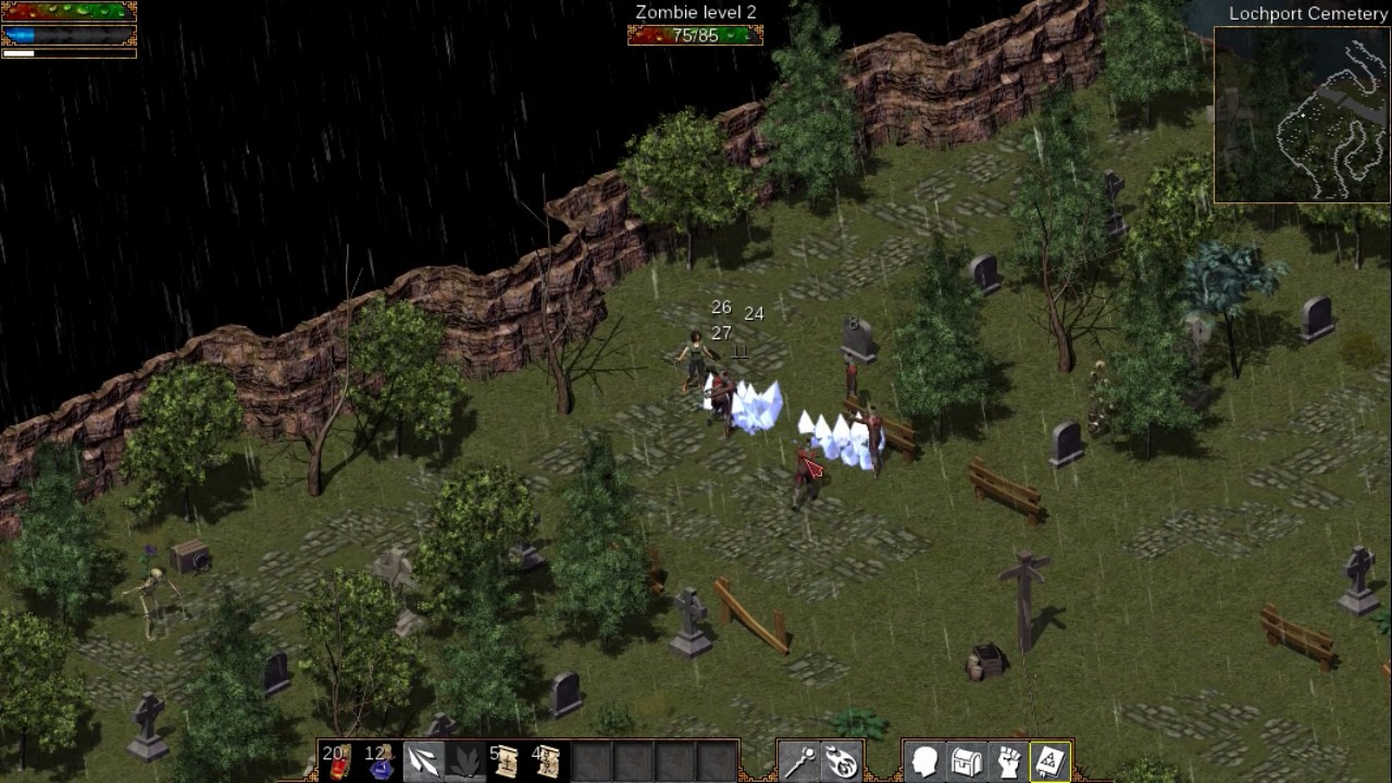 Isometric 2D game environment from Flare: Empyrean Campaign - top-down perspective and hand-crafted sprite art illustrating how 2D games achieve depth and atmosphere through composition rather than 3D rendering