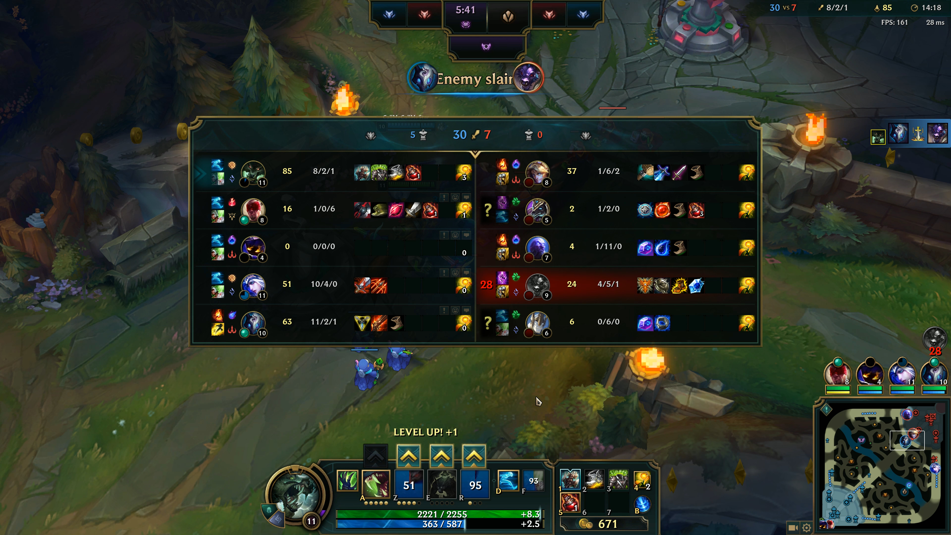 League of Legends end-game scoreboard - consistent production quality and visual polish across every UI element is a strong positive signal when evaluating a game art studio's portfolio