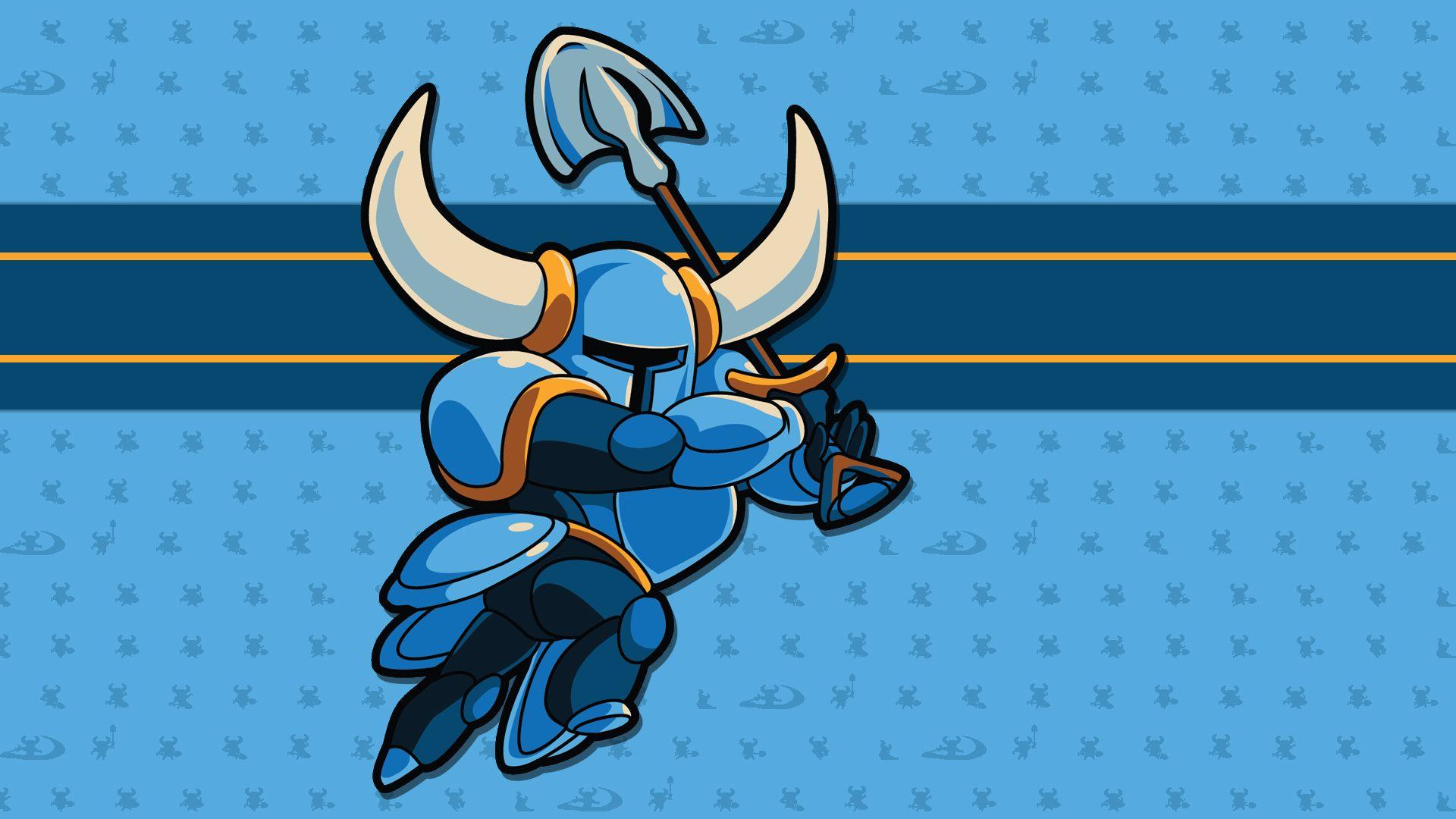Shovel Knight 2D scene - consistent environment art production with clear style and visual identity across backgrounds, props, and characters
