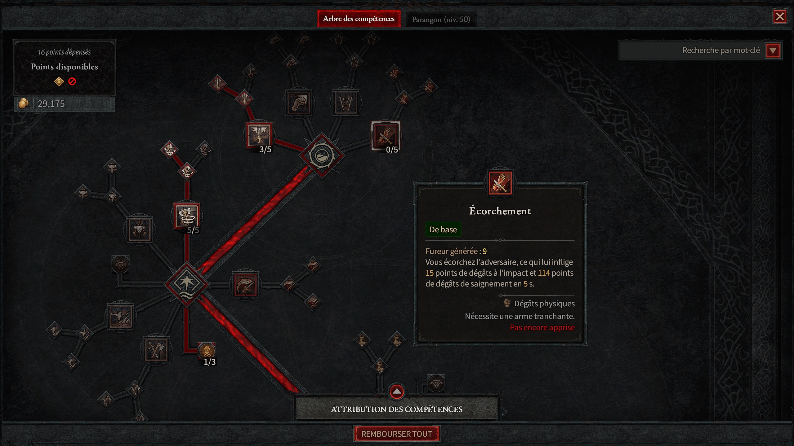 Diablo IV skill tree interface - dense icon grid with consistent visual language demonstrating the high-volume UI icon production that benefits from outsourced specialist teams